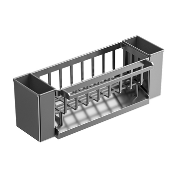Raft plastic pentru prosoapele de bucătărie pe blat, cu design relocabil, multifuncțional, cu suport pentru bețișoare și raft de uscare