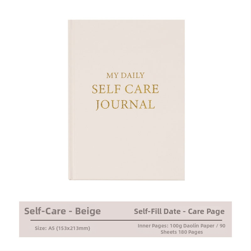 Fifun Jurnal de Recunoștință — legare cu adeziv, Dowling hârtie 100 g, 90 pagini, model Gratitude diary