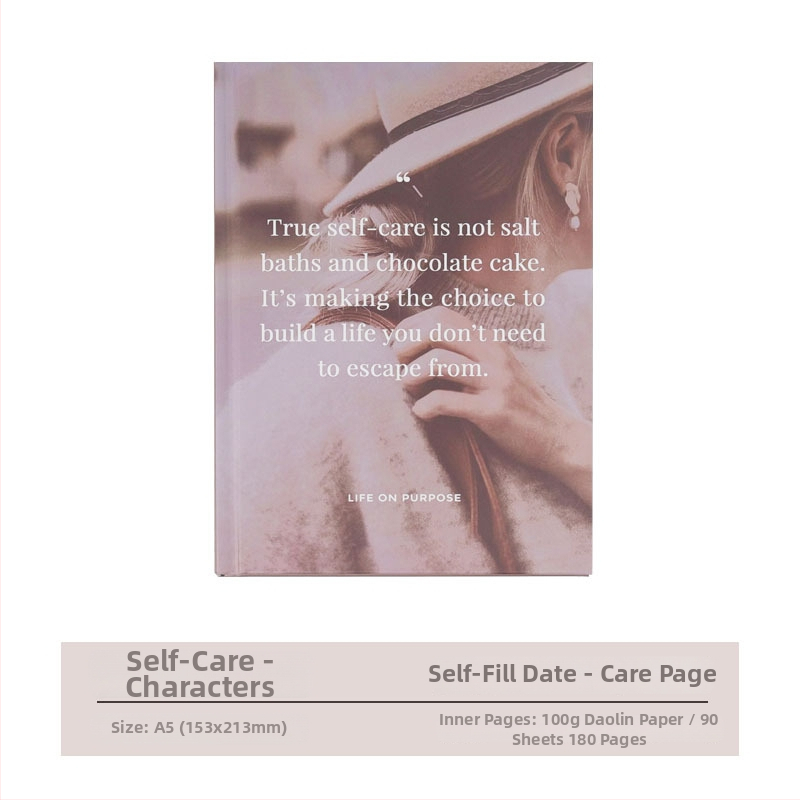 Fifun Jurnal de Recunoștință — legare cu adeziv, Dowling hârtie 100 g, 90 pagini, model Gratitude diary