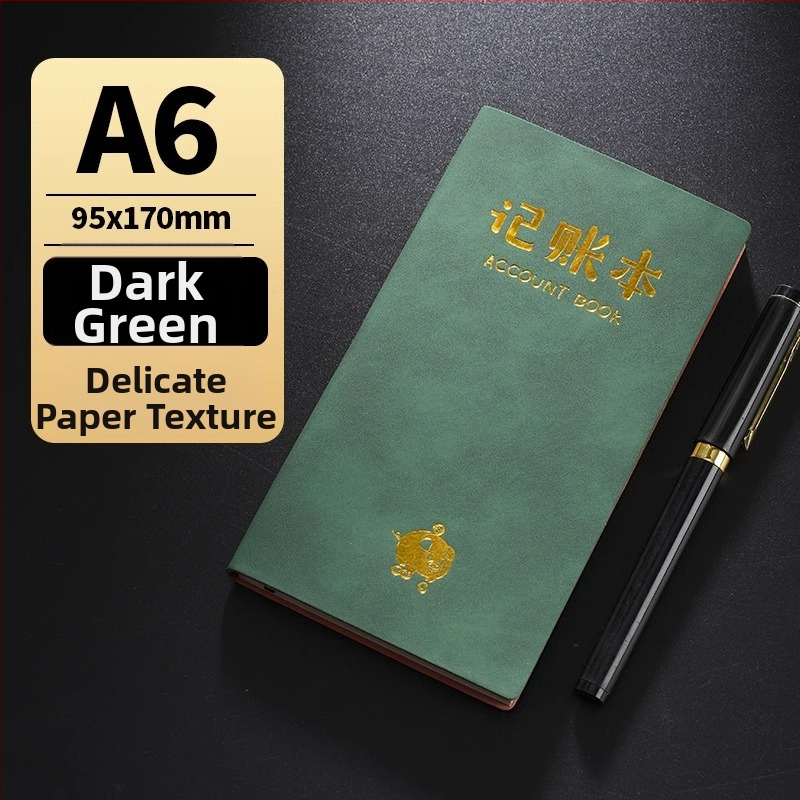 Shengwang caiet cu copertă din piele artificială, legare cu adeziv, 50 de pagini, stil nostalgic retro