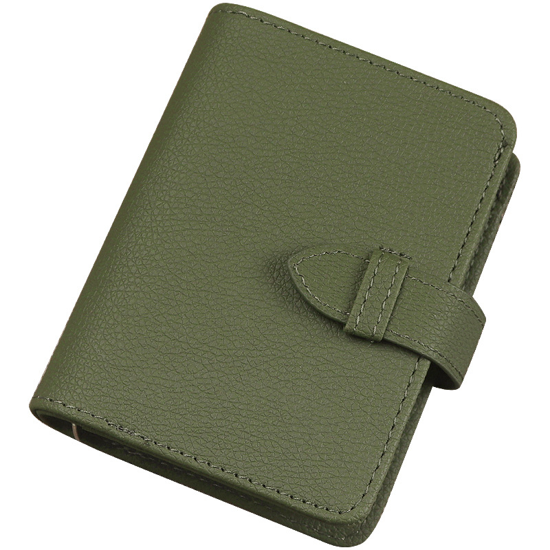 Caiet cu husă din piele sintetică, foi detașabile, hârtie din masă de lemn, design creativ