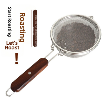 Prăjitor de cafea manual cu filtru din plasă din oțel inoxidabil – stil modern minimalist, pentru cafenea, personalizabil, mărci private licențiate