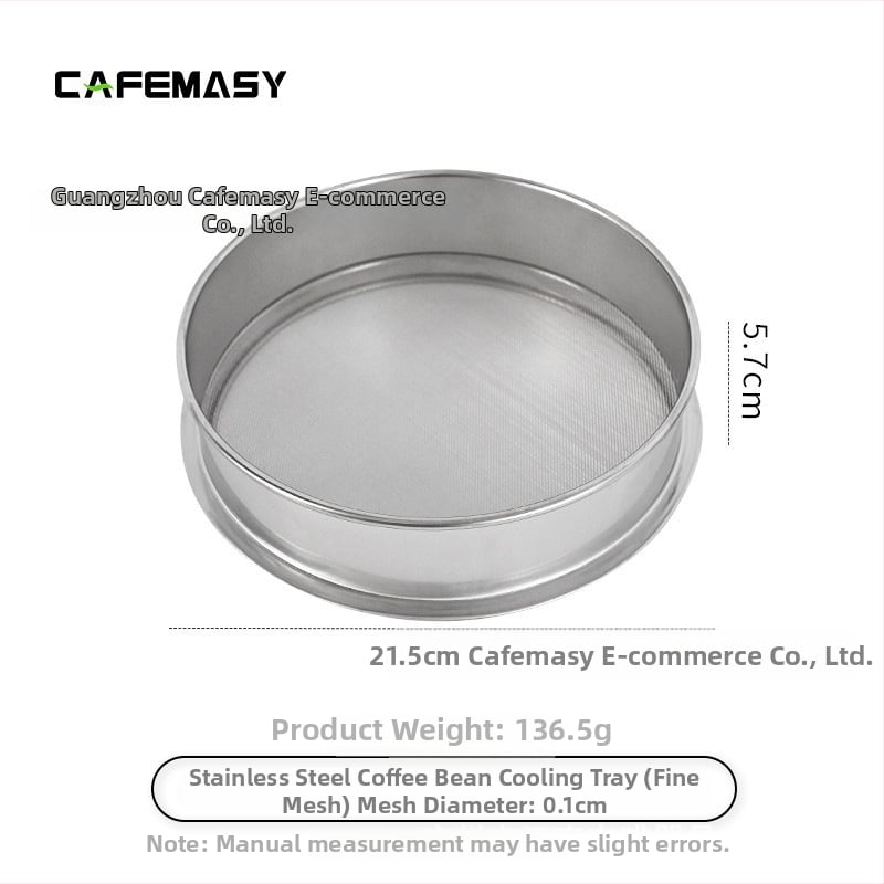 Prăjitor de cafea manual cu filtru din plasă din oțel inoxidabil – stil modern minimalist, pentru cafenea, personalizabil, mărci private licențiate