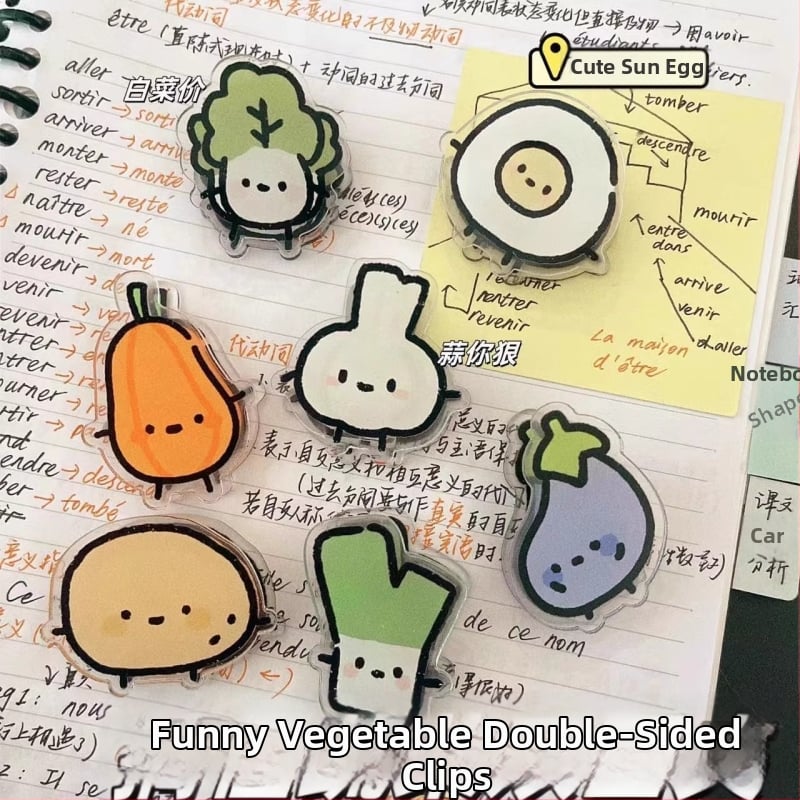 Clip pentru notițe, acrilic, marca Other.