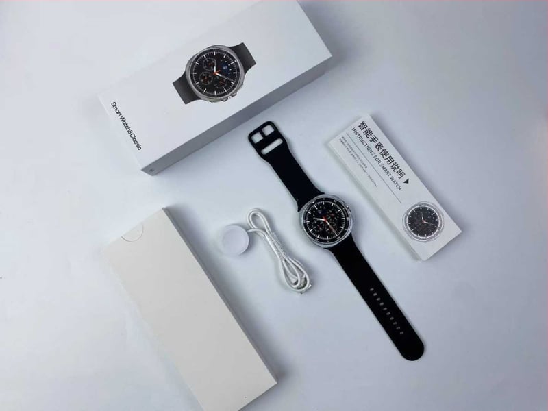 HD8C Ceas inteligent: ecran AMOLED de 1.46 inch; monitorizare ritm cardiac și oxigen din sânge; monitorizare somn; apeluri Bluetooth; rezistență la apă pentru înot