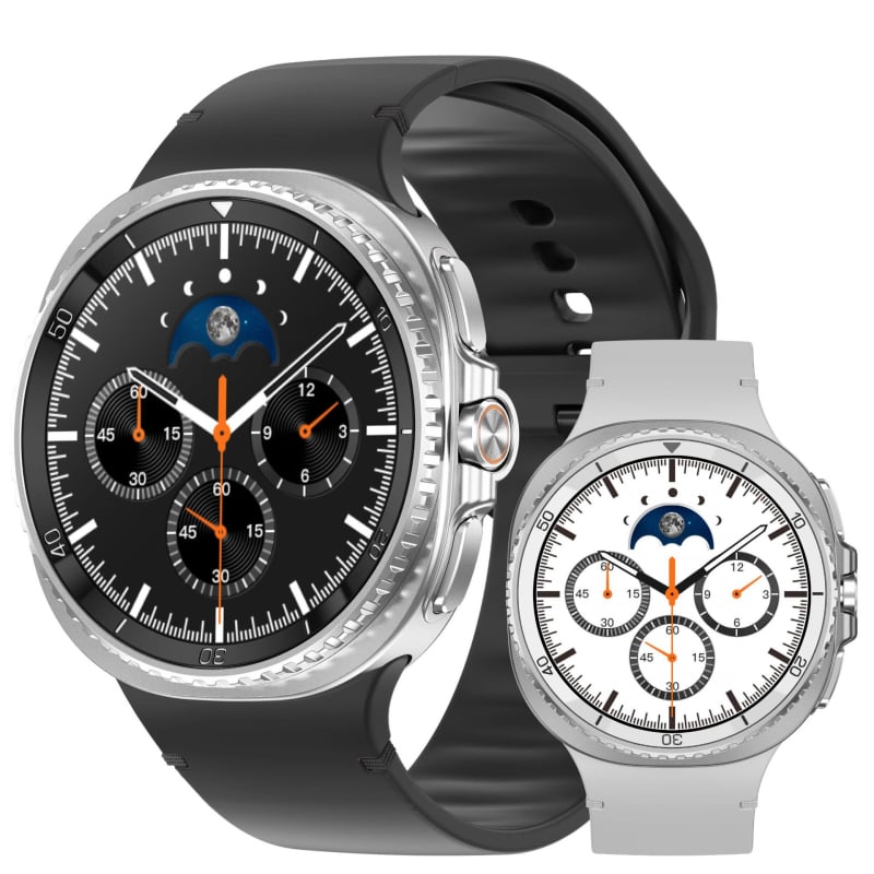 HD8C Ceas inteligent: ecran AMOLED de 1.46 inch; monitorizare ritm cardiac și oxigen din sânge; monitorizare somn; apeluri Bluetooth; rezistență la apă pentru înot