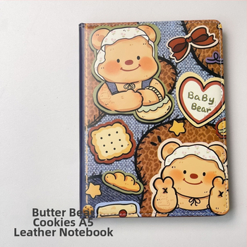 Caiet Island Peach cu copertă din piele sintetică, legare fără sârmă, hârtie 100 g/m²