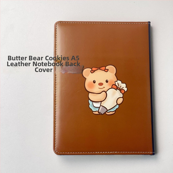 Caiet Island Peach cu copertă din piele sintetică, legare fără sârmă, hârtie 100 g/m²