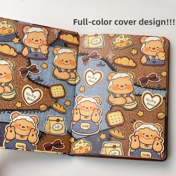 Caiet Island Peach cu copertă din piele sintetică, legare fără sârmă, hârtie 100 g/m²