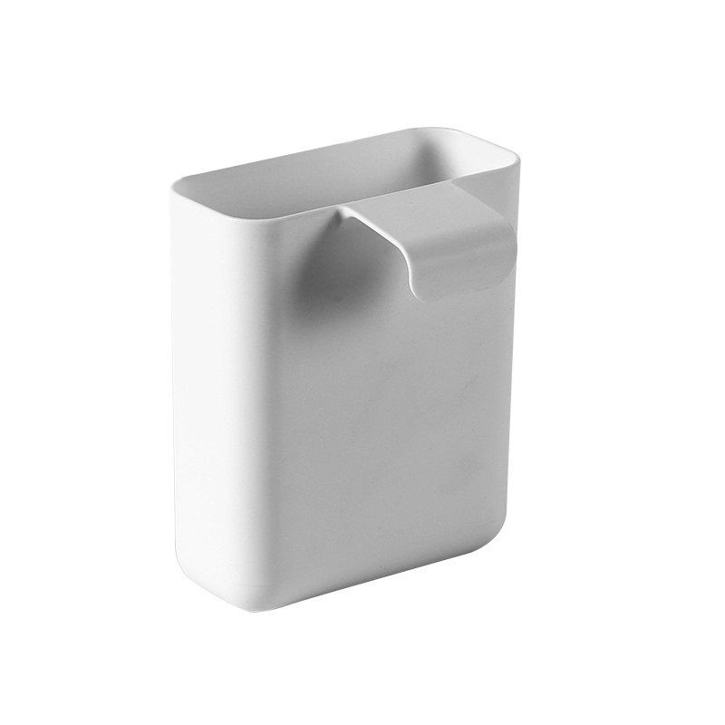 Coș de drenaj suspendat pentru chiuvetă — PP, fără montaj, montare pe perete, design dreptunghiular, raft de depozitare multifuncțional