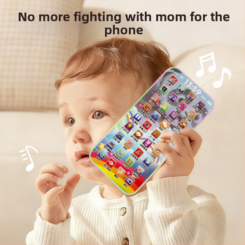 Jucărie educativă interactivă pentru bebeluși cu ecran tactil, bilingvă, USB încărcare, muzică și redare vocală, povestire interactivă pentru copii 0–3 ani.