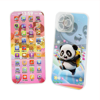 Jucărie educativă interactivă pentru bebeluși cu ecran tactil, bilingvă, USB încărcare, muzică și redare vocală, povestire interactivă pentru copii 0–3 ani.