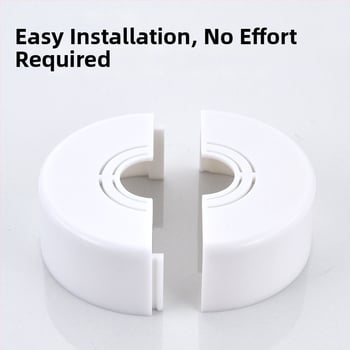 Capac decorativ pentru robinet unghiular de duș — Material ABS, Stil Lux ușor, Personalizabil, Compatibil cu etichetă privată