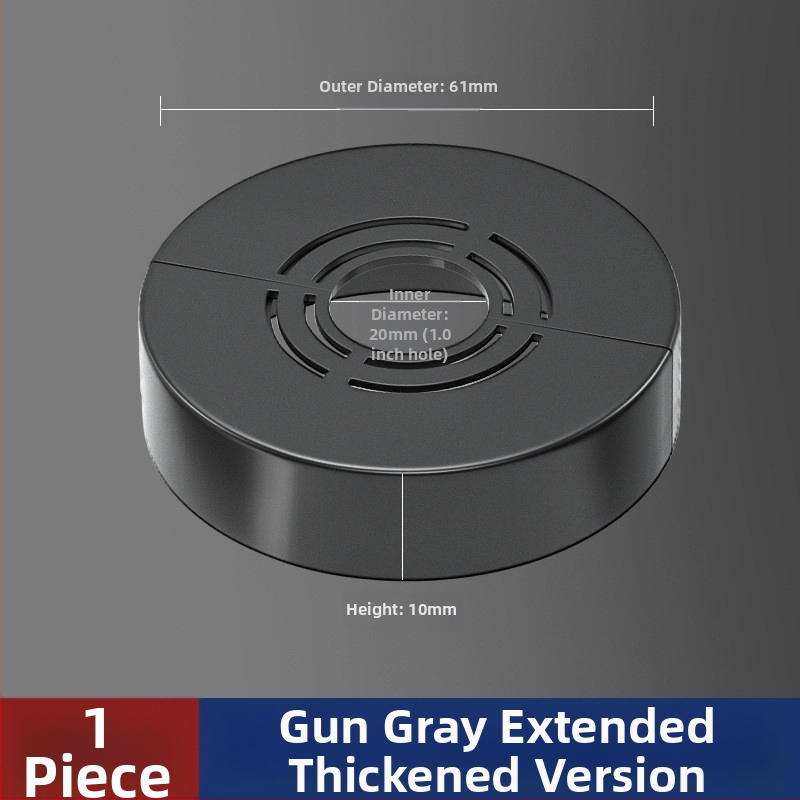 Capac decorativ pentru robinet unghiular de duș — Material ABS, Stil Lux ușor, Personalizabil, Compatibil cu etichetă privată