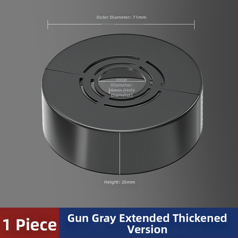 Capac decorativ pentru robinet unghiular de duș — Material ABS, Stil Lux ușor, Personalizabil, Compatibil cu etichetă privată