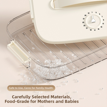 Cutie de depozitare pentru găluște și wonton, din plastic alimentar, sigilată, portabilă