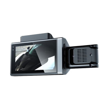 Camera de bord auto cu ecran de 3 inch, viziune de noapte, camere faţă, interior şi spate, 1080p, WiFi