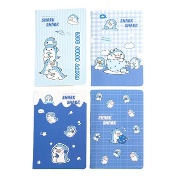 Caiet cu legătură Car Line, hârtie 80 g/m², 30 pagini, stil japonez-coreean drăguț, copertă din hârtie