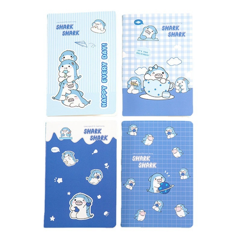 Caiet cu legătură Car Line, hârtie 80 g/m², 30 pagini, stil japonez-coreean drăguț, copertă din hârtie