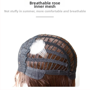 Perucă: bob scurt, breton aerat, model K368, fibre rezistentă la temperatură