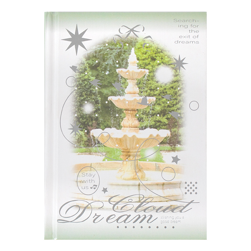 Jurnal Yu Xian — Dream Core Wind, copertă din hârtie cu ștampilă metalică, legare termoplastică, stil Dream Core Wind, lansare 2025-12-11