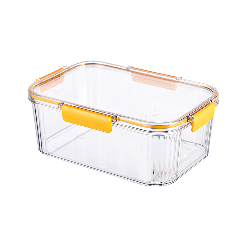 Cutie de depozitare pentru alimente, din plastic alimentar, dreptunghiulară, 1–2 L, pentru depozitare în frigider