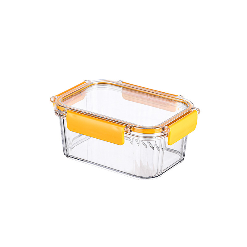 Cutie de depozitare pentru alimente, din plastic alimentar, dreptunghiulară, 1–2 L, pentru depozitare în frigider