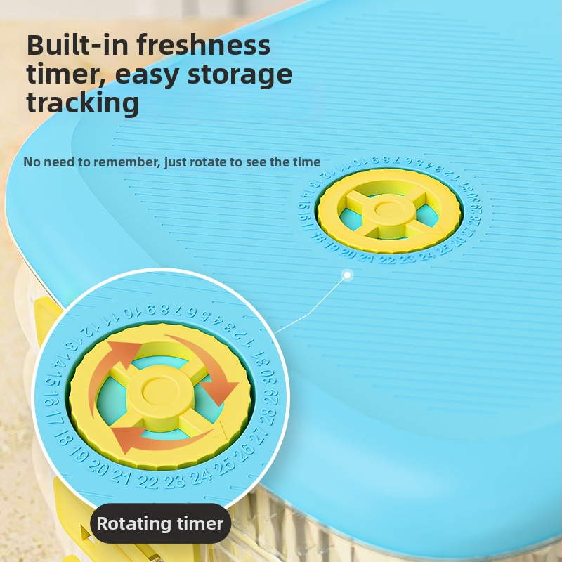 Cutie de depozitare pentru găluște - etanșă, rezistentă la congelare, plastic alimentar, portabil