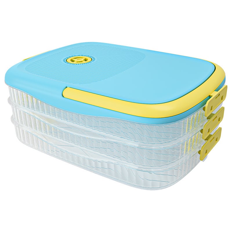 Cutie de depozitare pentru găluște - etanșă, rezistentă la congelare, plastic alimentar, portabil