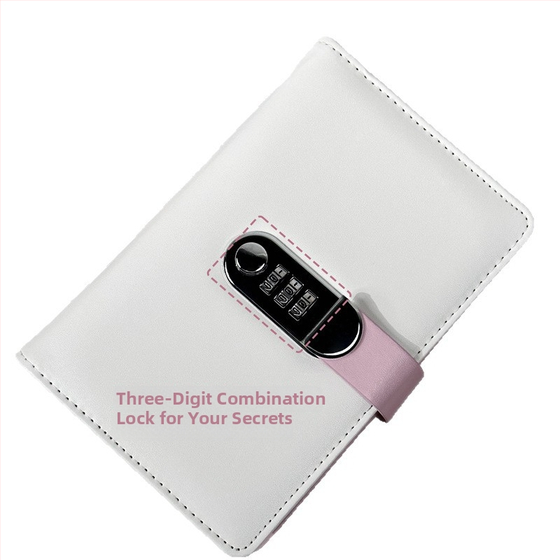 Caiet cu copertă PU și legare de tip binder, hârtie offset dublă, 60 foi, 80 gsm