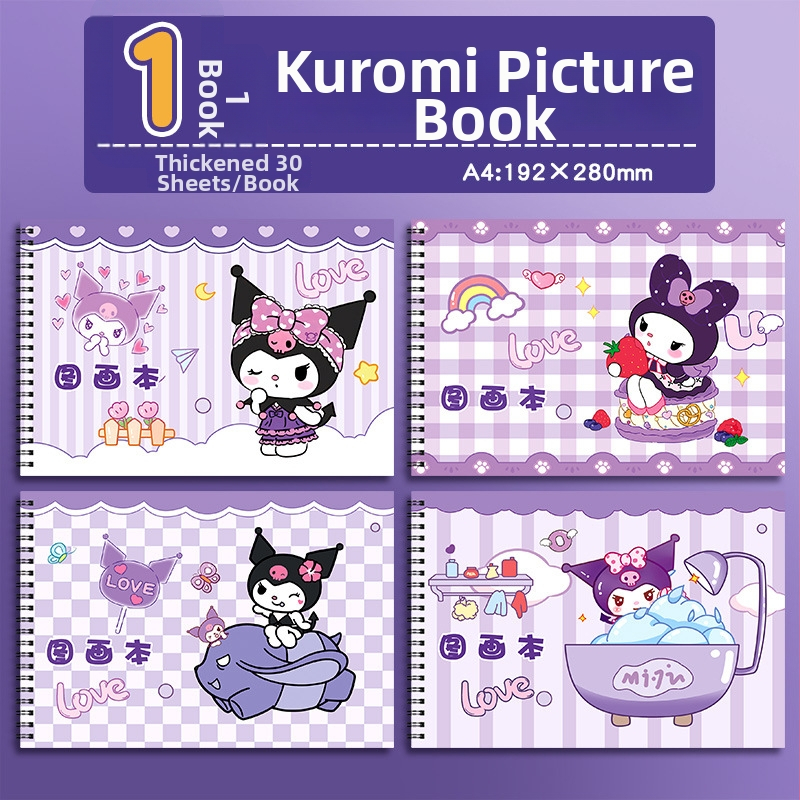 Blocnotes pentru copii Conscience – stil japonez-coreean drăguț, 30 de pagini, hârtie 120 g/m², copertă din hârtie, conținut: pulpă de lemn brut