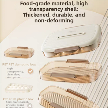 Cutie pentru gyoze – depozitare în bucătărie, din plastic, ecologică, personalizabilă