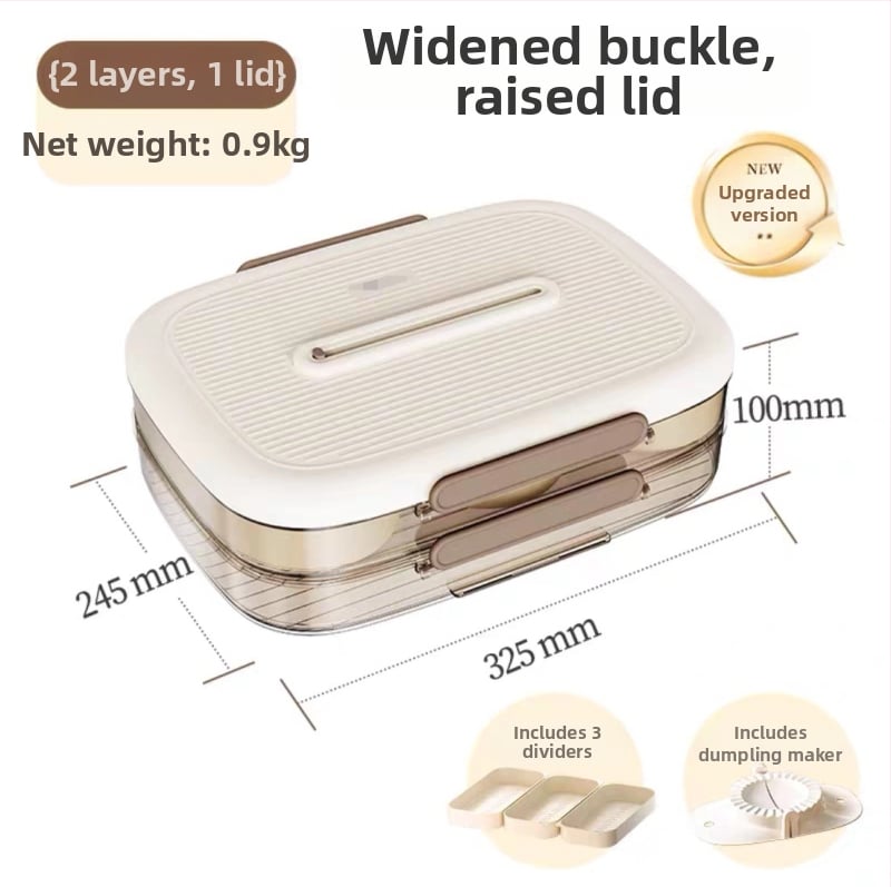 Cutie pentru gyoze – depozitare în bucătărie, din plastic, ecologică, personalizabilă