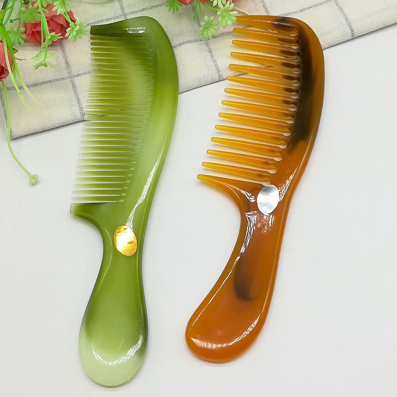 Pieptene din lemn pliabil pentru părul lung al femeilor (pliabil, îngroșat)