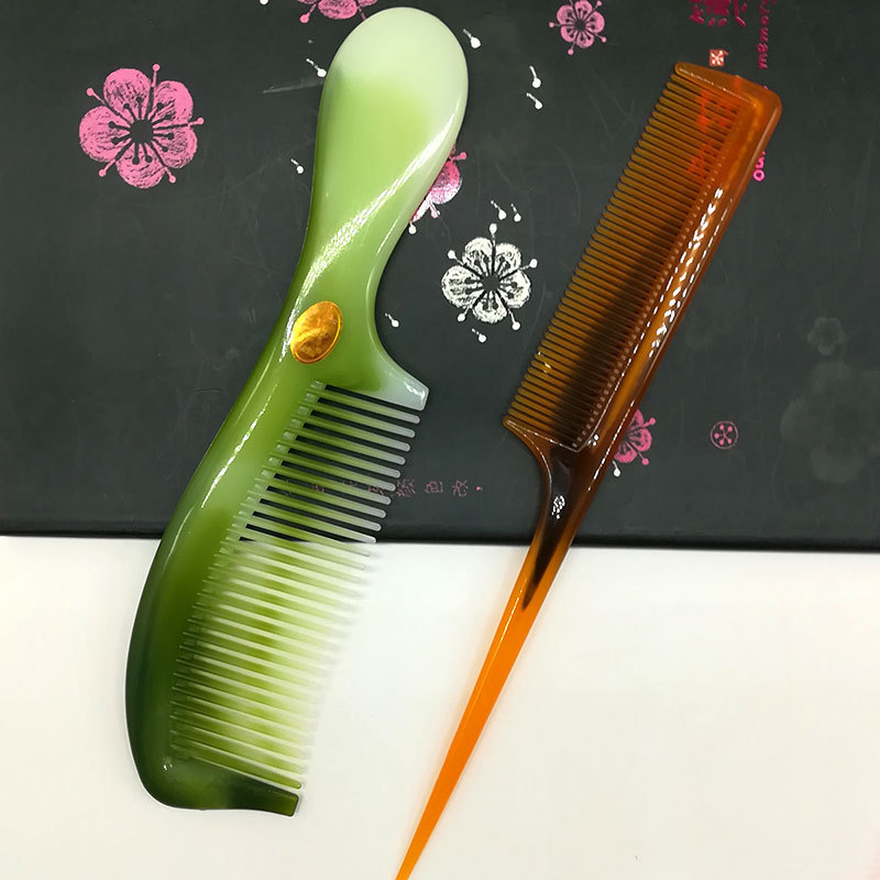 Pieptene din lemn pliabil pentru părul lung al femeilor (pliabil, îngroșat)