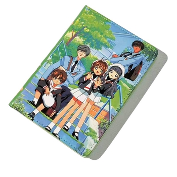 Jurnal cu husă din piele PU, legare cu ață, Dowling hârtie, 100 g greutate de hârtie, 100–200 pagini, stil cartoon drăguț japonez-coreean