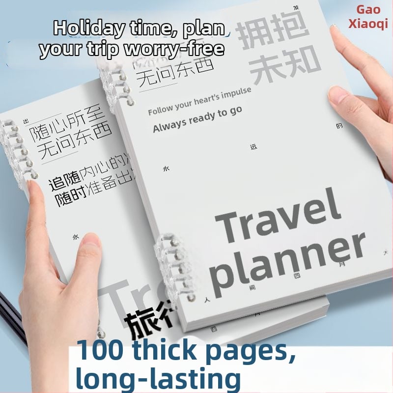 Caiet — cu legare tip binder, hârtie din pastă de lemn, 75 g, 1–50 pagini, estetic proaspăt și curat