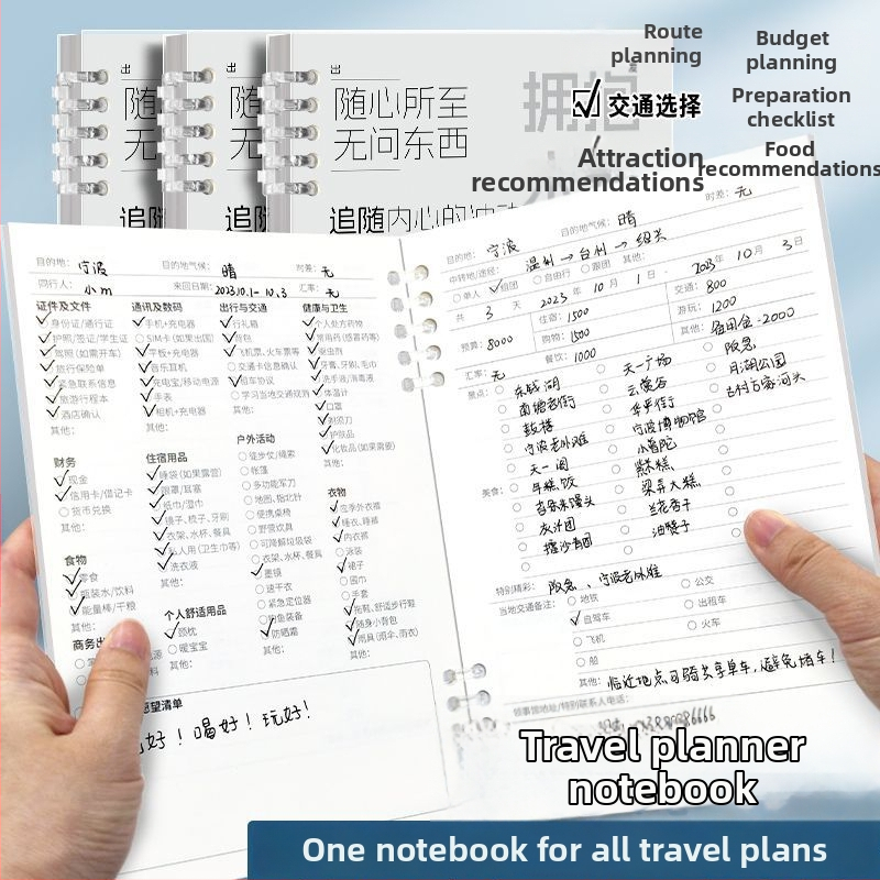 Caiet — cu legare tip binder, hârtie din pastă de lemn, 75 g, 1–50 pagini, estetic proaspăt și curat