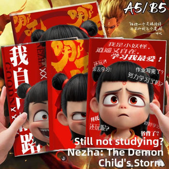 Caiet cu copertă din PVC și legare fără sârmă, hârtie Dowling 80 g, 56 de pagini, stil drăguț japonez și coreean