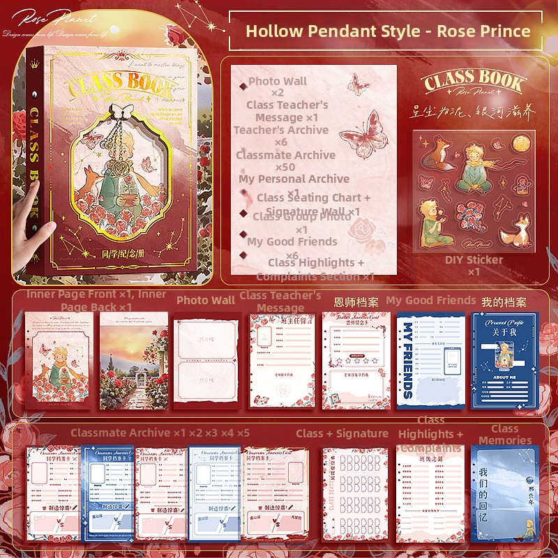 Kappa bear album de colegi cu foi detașabile, amintire de absolvire a clasei a VI-a, carnet de adrese DIY și album foto, copertă PVC