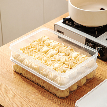 Cutie din plastic pentru depozitare în congelator, pentru carne și creveți, stil japonez, cu capac, personalizabil
