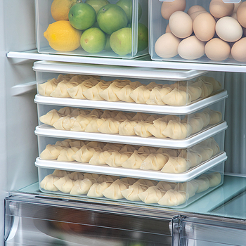 Cutie din plastic pentru depozitare în congelator, pentru carne și creveți, stil japonez, cu capac, personalizabil