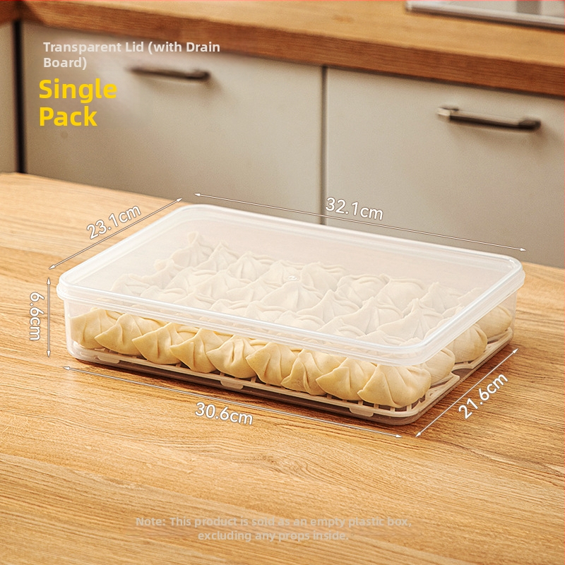 Cutie din plastic pentru depozitare în congelator, pentru carne și creveți, stil japonez, cu capac, personalizabil