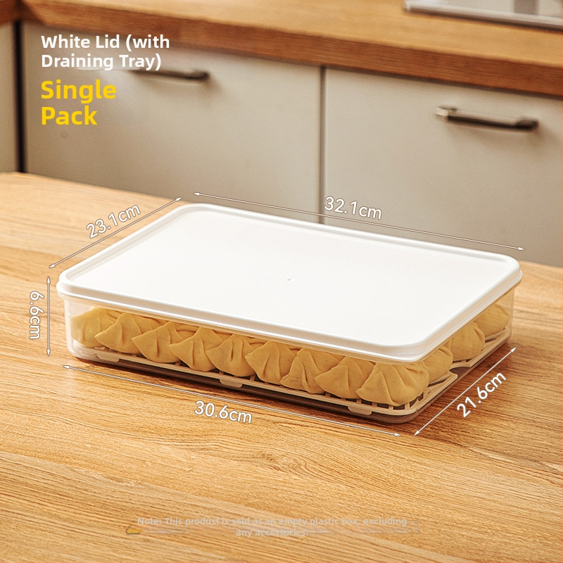 Cutie din plastic pentru depozitare în congelator, pentru carne și creveți, stil japonez, cu capac, personalizabil