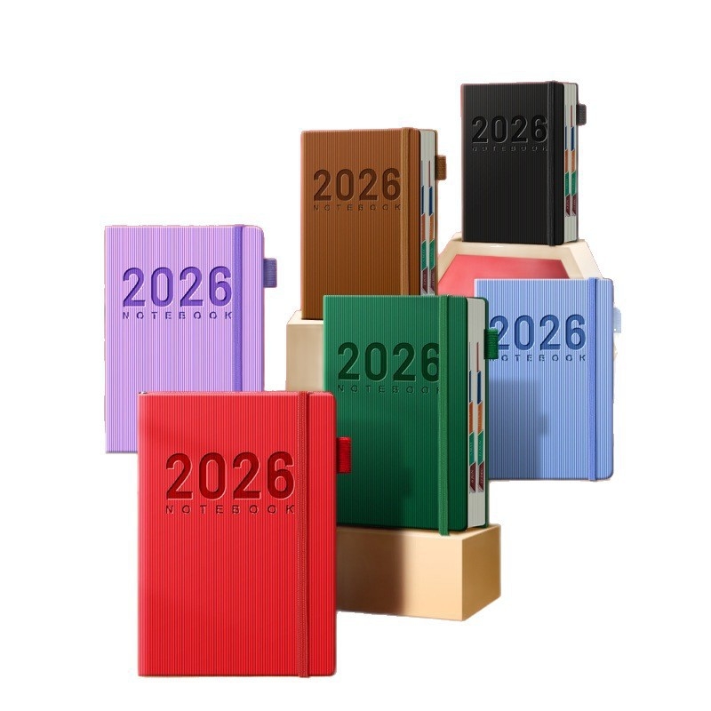 Caiet cu stil retro nostalgic, legare cu adeziv, hârtie din pulpă de lemn originală, 90 g/m², 200–300 de pagini