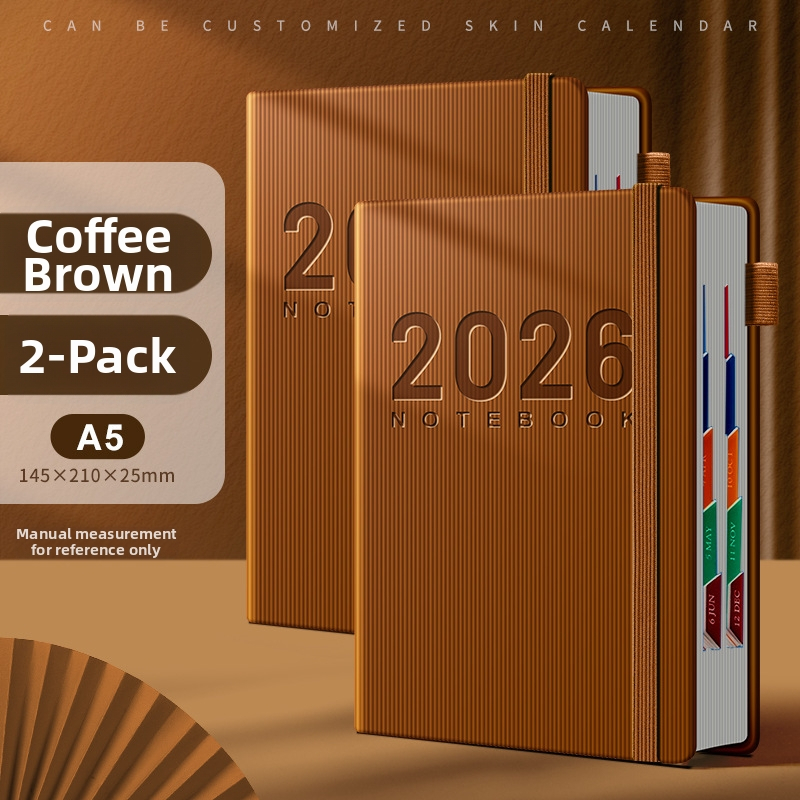 Caiet cu stil retro nostalgic, legare cu adeziv, hârtie din pulpă de lemn originală, 90 g/m², 200–300 de pagini