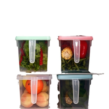 Libo Cutie de depozitare în frigider pentru legume și fructe – plastic, portabil, menținerea prospețimii