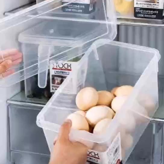 Libo Cutie de depozitare în frigider pentru legume și fructe – plastic, portabil, menținerea prospețimii