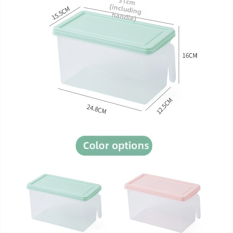 Libo Cutie de depozitare în frigider pentru legume și fructe – plastic, portabil, menținerea prospețimii