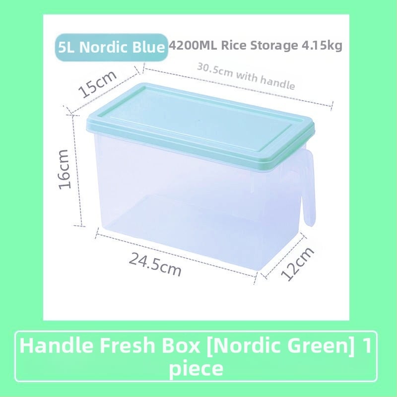 Libo Cutie de depozitare în frigider pentru legume și fructe – plastic, portabil, menținerea prospețimii